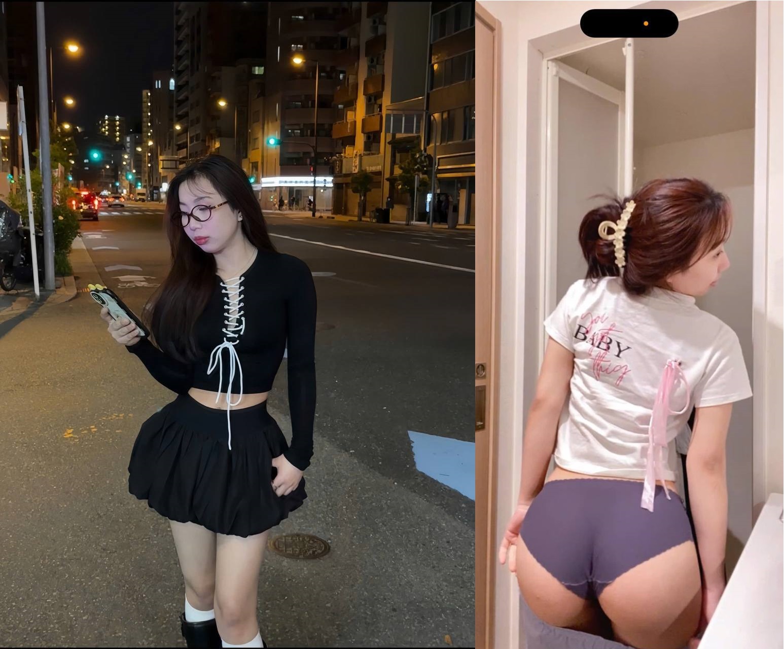 Sex hay em xinh gái mông trắng thích doggy