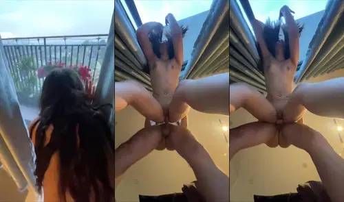 (sex Việt Nam) Kéo em ra ban công chung cư view đẹp vừa địt vừa ngắm